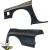 FRP TDES Wide Body Fenders (rear) 30mm > Mazda RX-7 (FC3S) 1986-1992 - image 11