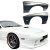 VSaero FRP TDES RAME Wide Body Fender Set 6pc > Mazda RX-7 (FC3S) 1986-1992 - image 22