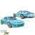 VSaero FRP TKYO Wide Body Kit 11pc > Mazda RX-7 (FD3S) 1993-1997 - image 2