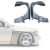 FRP TKYO Wide Body Fender Flares (front) 4pc > Mercedes-Benz 190E (W201) 1988-1993 - image 14
