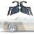 FRP TKYO Wide Body Fenders (rear) 4pc > Mercedes-Benz 190E (W201) 1988-1993 - image 12