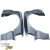 FRP TKYO Wide Body Kit w Wing 13pc > Mercedes-Benz 190E (W201) 1988-1993 - image 45