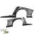 FRP VOLT Wide Body Fenders (rear) 4pc > Mitsubishi Evolution EVO8 EVO9 CT9A 2003-2006 - image 13