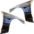 FRP MSPO R32 Wide Body 30mm Conversion Fenders (front) > Nissan 240SX 1989-1994 > 2/3dr - image 1