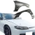 FRP MSPO S13.5 Conversion Fenders (front) > Nissan 240SX 1989-1994 > 2/3dr - image 1