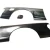 FRP MSPO Wide Body Fenders (rear) w Gas Cap 50mm > Nissan 240SX (S13) 1989-1994 > 2dr Coupe - image 1