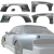 FRP MSPO Wide Body Fenders Set (front & rear) 20/50mm > Nissan 240SX 1989-1994 > 2dr Coupe - image 1