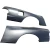 FRP SREI ODYV Wide Body Fenders (rear) 85mm > Nissan 240SX / Silvia (S13) 1989-1990 > 2dr Coupe - image 1