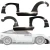 FRP TKYO v2 Wide Body Flares w Side Skirts 8pc > Nissan 240SX 1989-1994 > 2/3dr - image 5