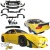 FRP TKYO v2 Wide Body Kit w Wing > Nissan 240SX 1989-1994 > 3dr Hatch - image 3