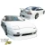 FRP URA v4 Body Kit 4pc > Nissan 240SX 1989-1994 > 3dr Hatch - image 4