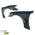 FRP MSPO S14.5 Conversion Fenders (front) > Nissan 240SX (S14) 1995-1998 - image 9