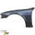 FRP MSPO Wide Body Fenders (front) 25mm > Nissan 240SX (S14) 1995-1996 - image 5