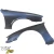 FRP MSPO Wide Body Fenders Set 25/30mm > Nissan 240SX (S14) 1997-1998 - image 19