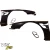 FRP SMAD Wide Body Fenders (front) 30mm > Nissan 240SX (S14) 1997-1998 - image 5