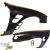 FRP SMAD Wide Body Fenders Set 30/30mm > Nissan 240SX (S14) 1997-1998 - image 21