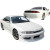 FRP WOR9 v1 Body Kit 4pc > Nissan 240SX (S14) 1995-1996 - image 2