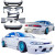 VSaero FRP TKYO v1 Wide Body Kit 8pc > Nissan 240SX (S14) 1995-1996 - image 1