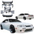 VSaero FRP TKYO v1 Wide Body Kit 8pc > Nissan 240SX (S14) 1995-1996 - image 4