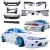FRP TKYO v1 Wide Body Kit w Wing 9pc > Nissan 240SX (S14) 1995-1996 - image 2