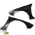 FRP TKYO Boss Wide Body Fenders (front) 50mm > Nissan 240SX (S14) 1995-1998 - image 3