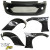 VSaero FRP TKYO Wide Body Kit 5pc > Nissan 350Z (Z33) 2003-2008 - image 2