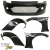 FRP TKYO Wide Body Kit 5pc > Nissan 350Z (Z33) 2003-2008 - image 2