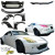 VSaero FRP TKYO Wide Body Kit 9pc > Nissan 350Z (Z33) 2003-2008 - image 3