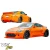 FRP TKYO Wide Body Kit w Wing 10pc > Nissan 350Z (Z33) 2003-2008 - image 2