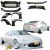 FRP TKYO Wide Body Kit w Wing 10pc > Nissan 350Z (Z33) 2003-2008 - image 5