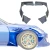 FRP TKYO Wide Body Fender Flares w Extension (front) 40mm > Nissan 350Z (Z33) 2003-2008 - image 1