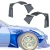 FRP TKYO Wide Body Fender Flares w Extension (front) 40mm > Nissan 350Z (Z33) 2003-2008 - image 8