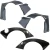 FRP TKYO Wide Body Fender Flare Set 6pc > Nissan 350Z (Z33) 2003-2008 - image 1