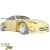 FRP TKYO Wide Body Fender Flare Set 6pc > Nissan 350Z (Z33) 2003-2008 - image 3