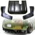 FRP LBPE v1 Valances w Diffuser 3pc > Nissan GT-R GTR (R35) 2009-2017 - image 1