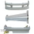 FRP FKON Body Kit 4pc (early model) > Nissan Laurel (C35) 1998-2002 - image 4