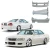 FRP FKON Body Kit 4pc (early model) > Nissan Laurel (C35) 1998-2002 - image 5