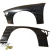FRP DMA D1 Wide Body Fenders (front) 40mm > Nissan Silvia (S13) 1989-1994 - image 2