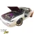 FRP TKYO v1 Wide Body Kit w Wing 10pc > Nissan Silvia (S13) 1989-1994 > 2dr Coupe - image 110