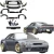 FRP TKYO v2 Wide Body Kit w Wing 11pc > Nissan Silvia (S13) 1989-1994 > 2dr Coupe - image 1