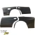 FRP CFAC Wide Body Fenders (rear) 4pc > Nissan Skyline (R32) GTS 1990-1993 > 4dr Sedan - image 3