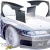FRP TKYO Wide Body Fender Flares (front) 4pc 40mm > Nissan Skyline (R32) GTR 1990-1994 > 2dr Coupe - image 10