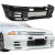 VSaero FRP TRIA Front Bumper > Nissan Skyline (R32) GTS 1990-1994 > 2/4dr - image 12