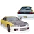 FRP BSPO Body Kit 4pc > Nissan Skyline (R33) GTS 1993-1995 > 2dr Coupe - image 1