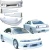 FRP MSPO Body Kit 4pc > Nissan Skyline (R33) GTS 1993-1995 > 2dr Coupe - image 2