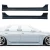 FRP MSPO Side Skirts > Nissan Skyline (R33) GTS 1993-1998 > 4dr Sedan - image 1