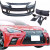 VSaero FRP AG LF-S Front Bumper w Grille 5pc > Scion FR-S ZN6 2013-2016 - image 1