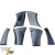 FRP VAR Wide Body Fenders (front) 8pc 50mm > Scion FR-S 2013-2016 - image 12