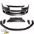 VSaero FRP AG GT-F Front Bumper w Grille 5pc > Subaru BRZ ZN6 2013-2020 - image 14