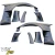 FRP VAR Wide Body Fenders (front) 8pc 50mm > Subaru BRZ 2013-2021 - image 5